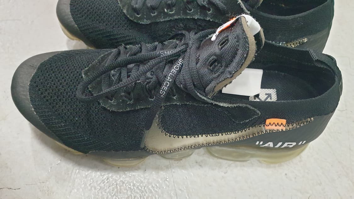 나이키 오프화이트 에어 베이퍼맥스 블랙 275 상품이미지2