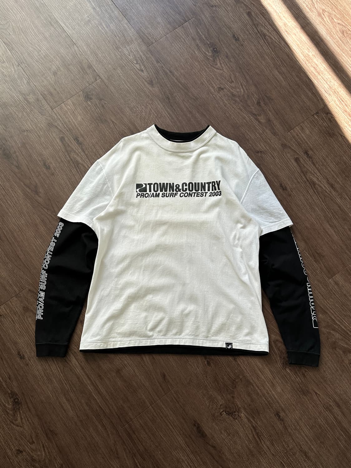 T&C Surf Club 스펠 아웃 레이어드 티셔츠 상품이미지7