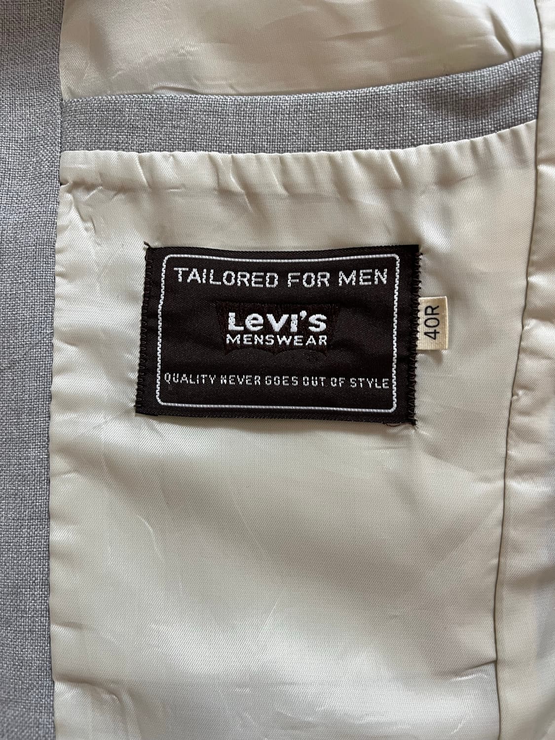 80s 빈티지 리바이스 액션 수트 블레이져 자켓 상품이미지8