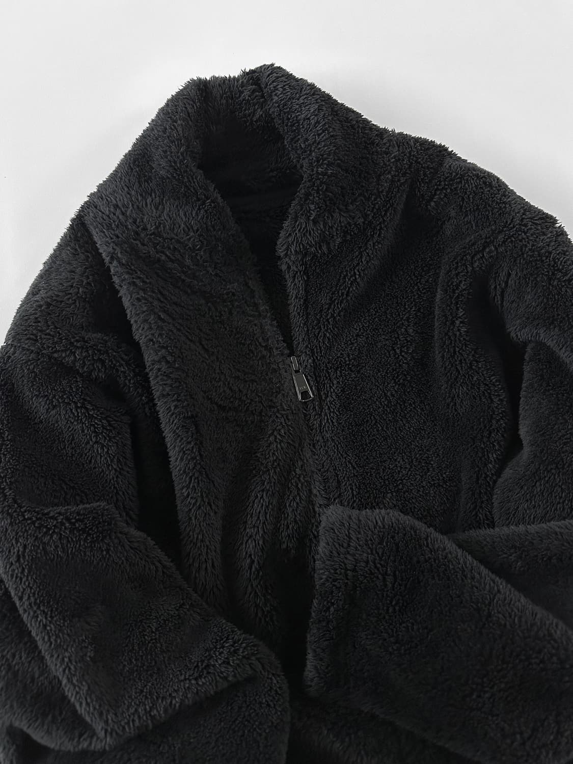 요지 야마모토 리빙 블랙 플리스 자켓 상품이미지1