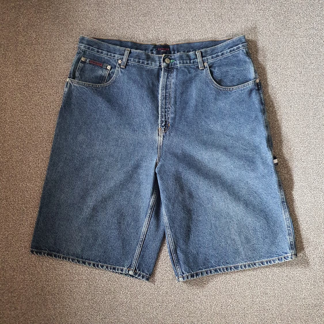 90s타미 힐피거 빈티지 카펜터 데님 숏팬츠 상품이미지2