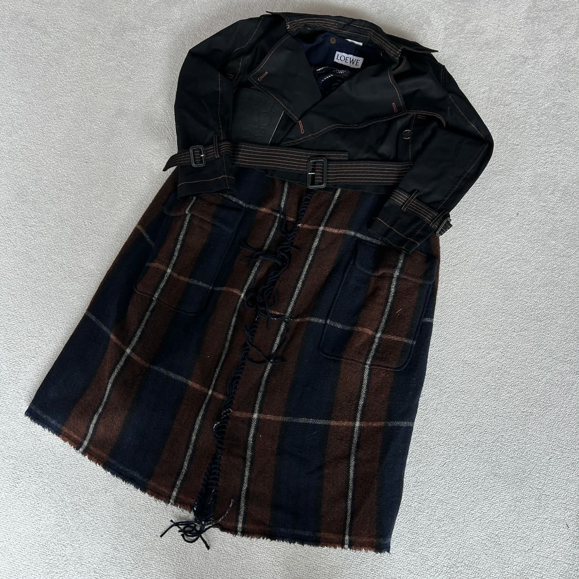 로에베 블랭킷 트렌치코트 자켓 36 상품이미지2