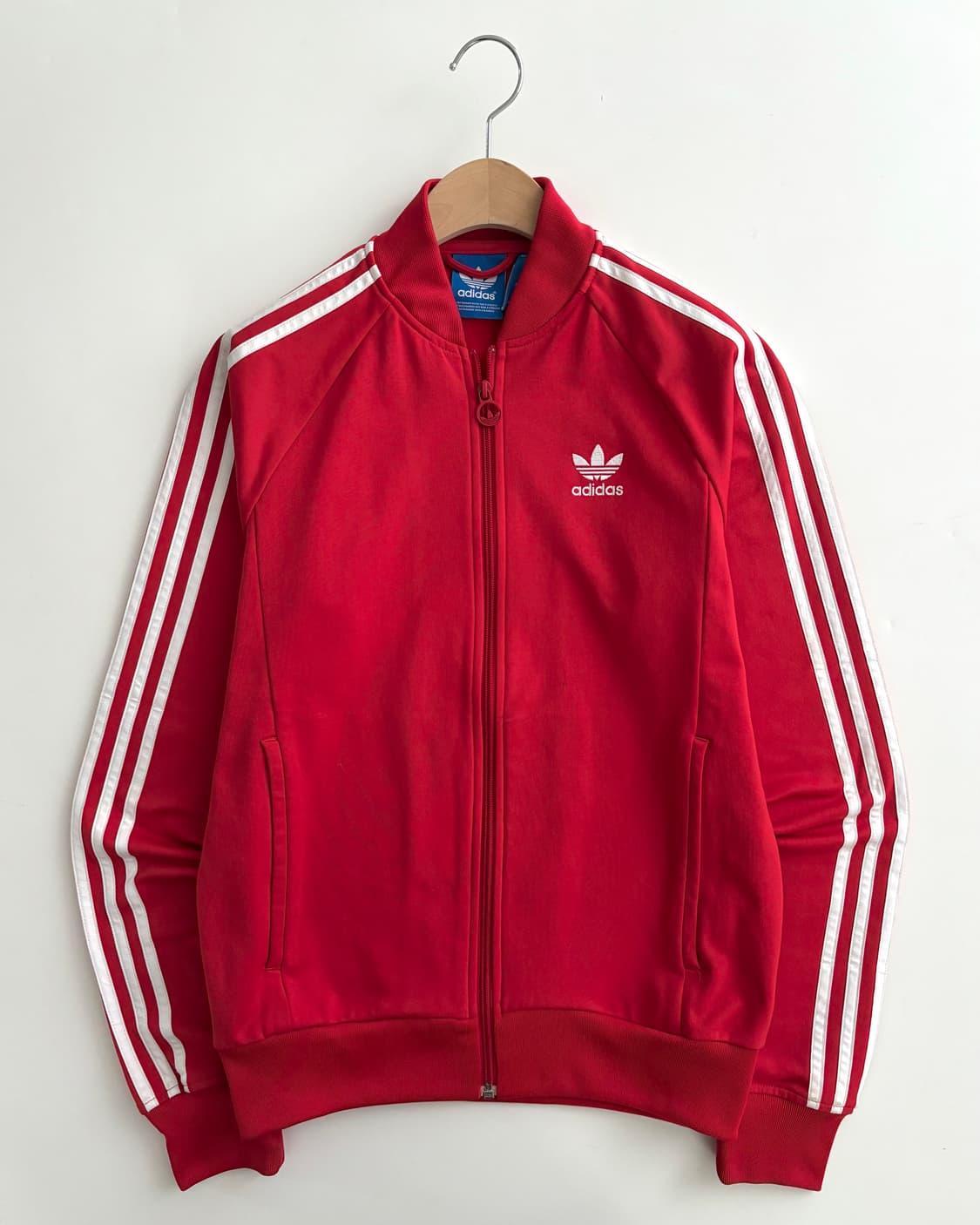 Adidas 아디다스 레드 컬러 슈퍼스타 트랙탑 상품이미지1