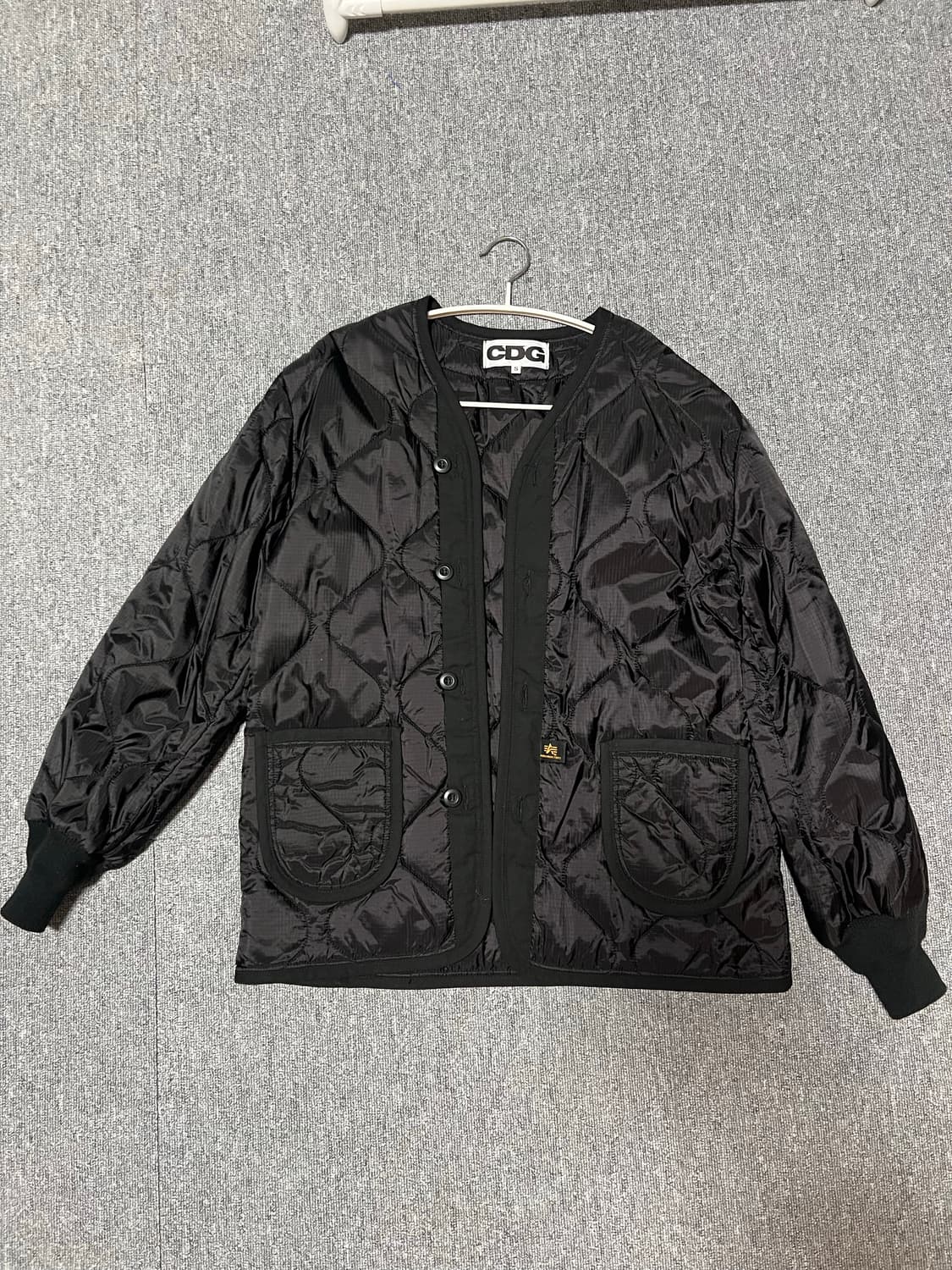 CDG 알파 인더스트리 라이너 자켓 블랙 S 상품이미지2