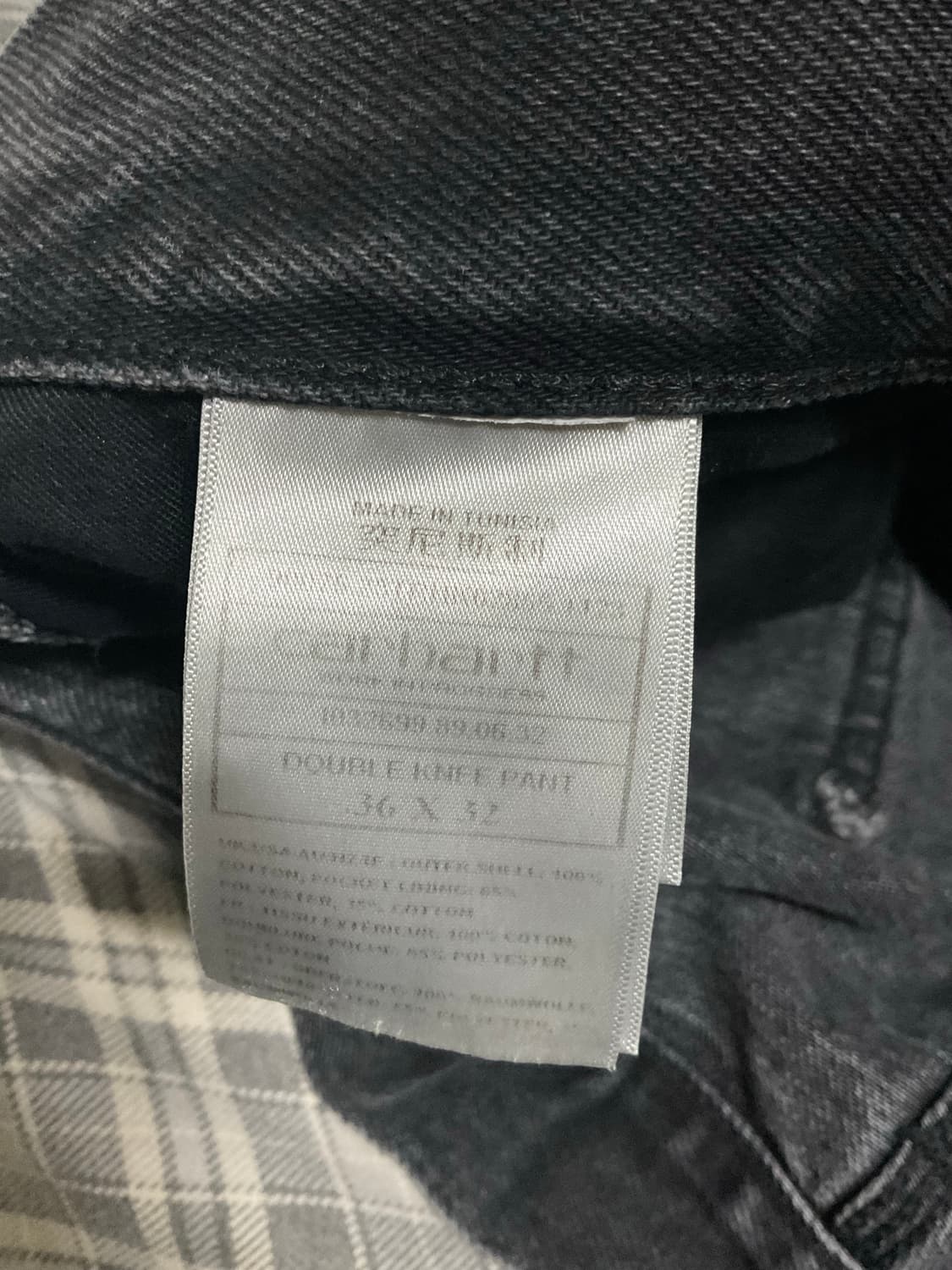 칼하트 더블니 팬츠 36x32 상품이미지3