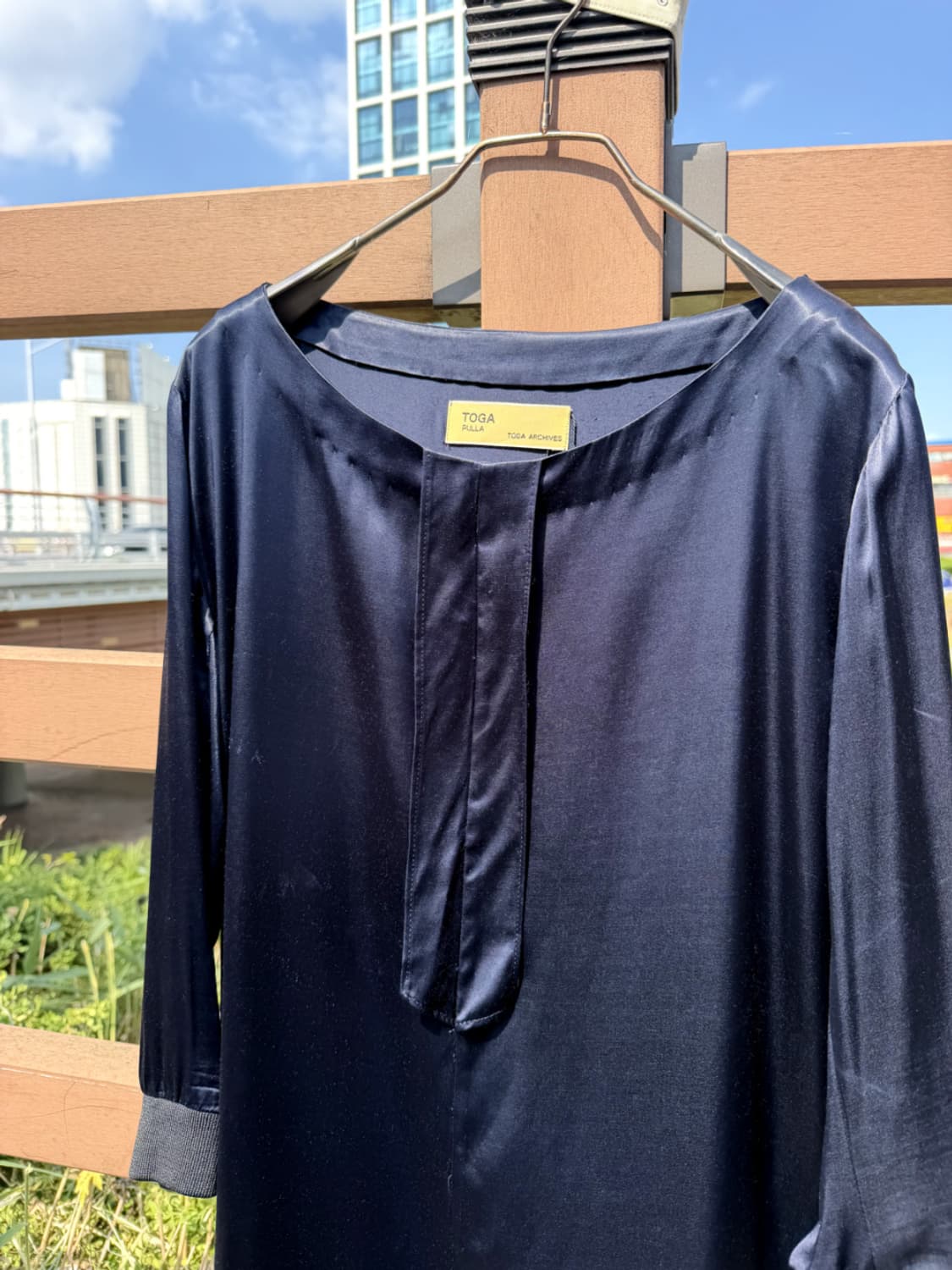 Toga Pulla Navy Dress (Made In Japan) 상품이미지4