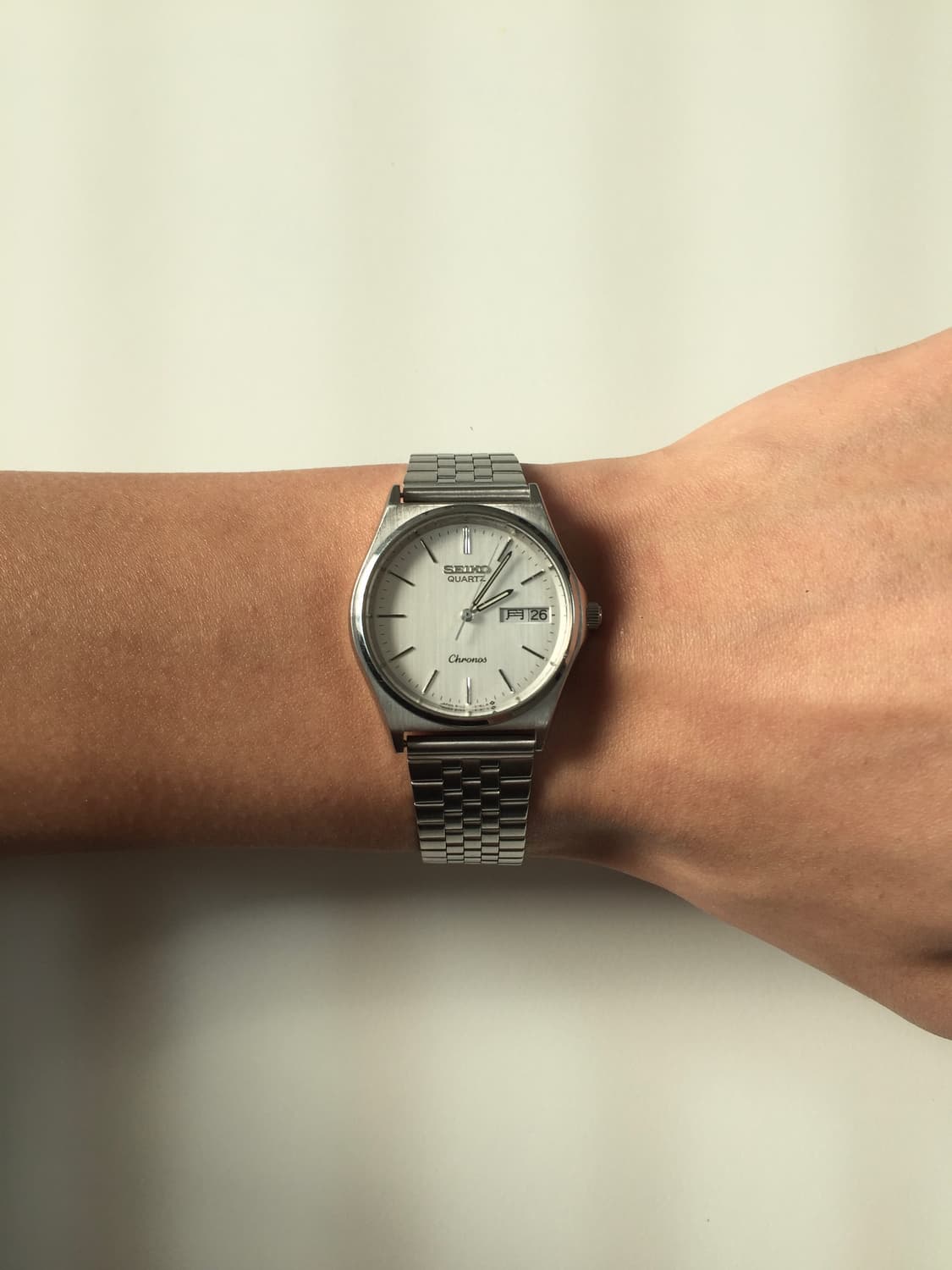 80s seiko chronos quartz day-date 상품이미지2