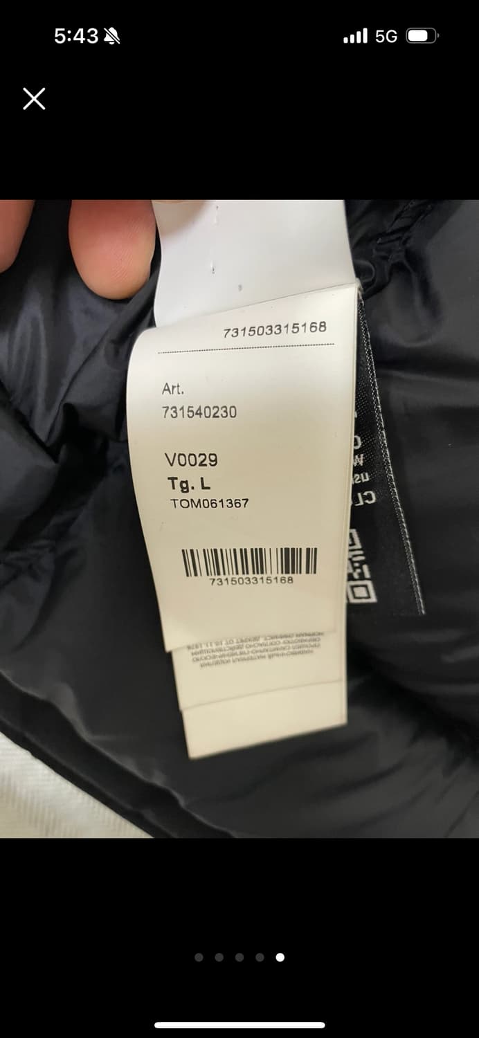 스톤아일랜드 립스탑 고어택스 패딩 L 상품이미지5