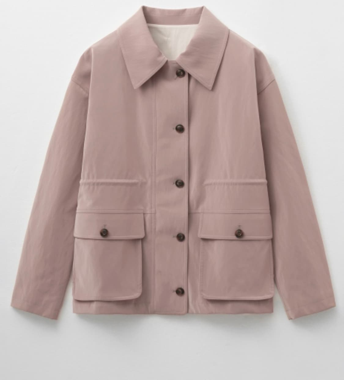 몽돌 워크 하프 자켓 핑크 상품이미지1