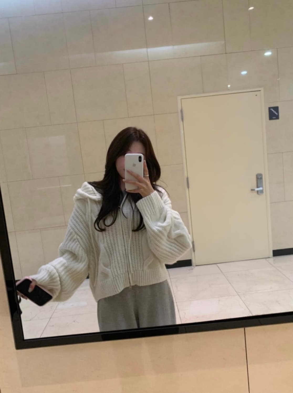 (새상품)베르니마켓 레이지 니트 후디 상품이미지6