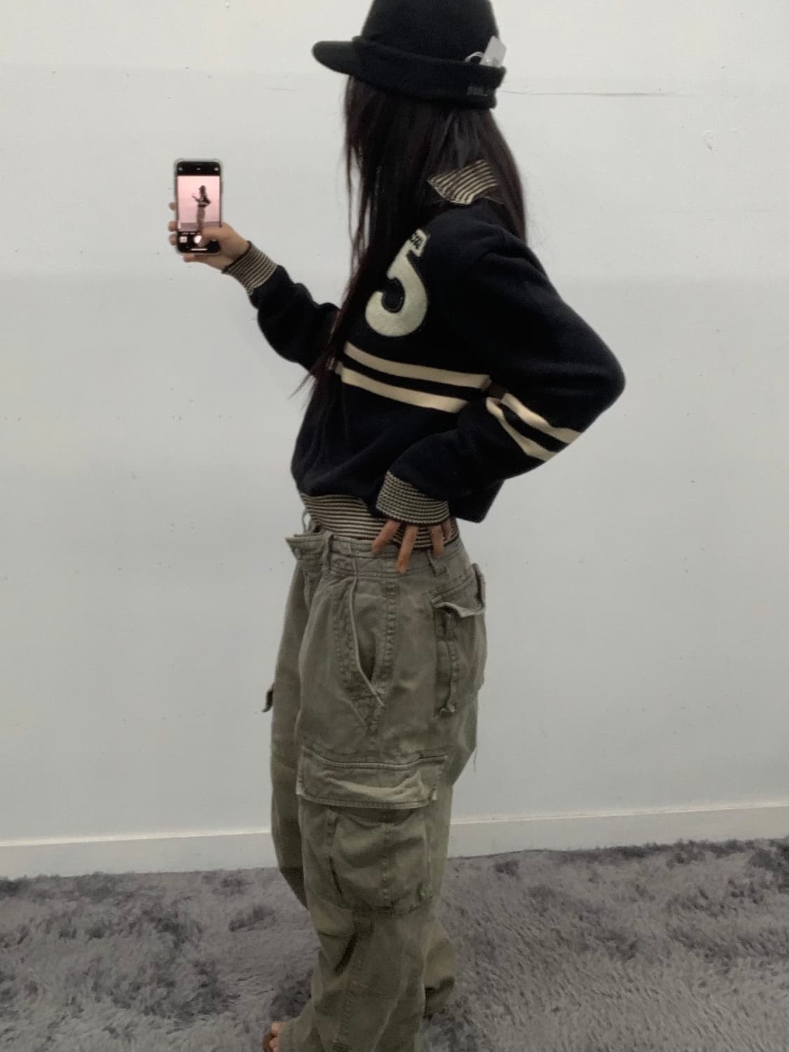  지퍼 디테일 카고팬츠 상품이미지3
