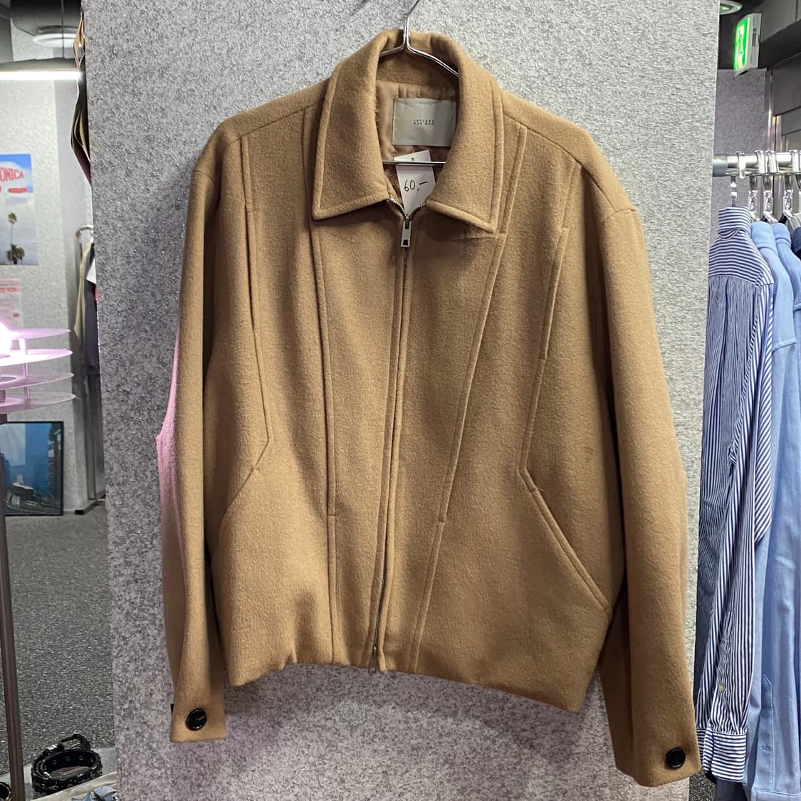 라퍼지스토어 투웨이 디테일 스웨이드 자켓 B3881 상품이미지2