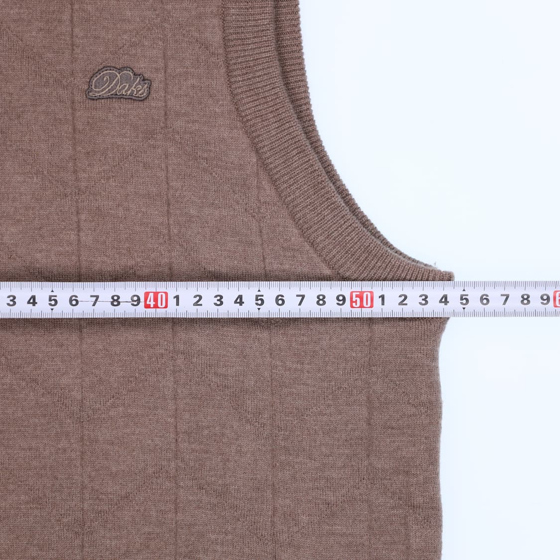 105 닥스 남성 울 니트 집업 조끼 N7472 상품이미지5