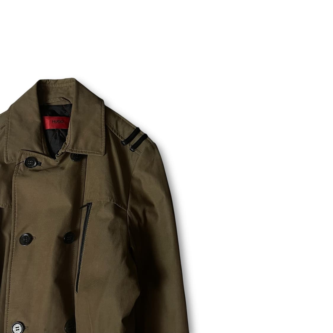 휴고보스 브라운 더블 트렌치 코트 상품이미지2