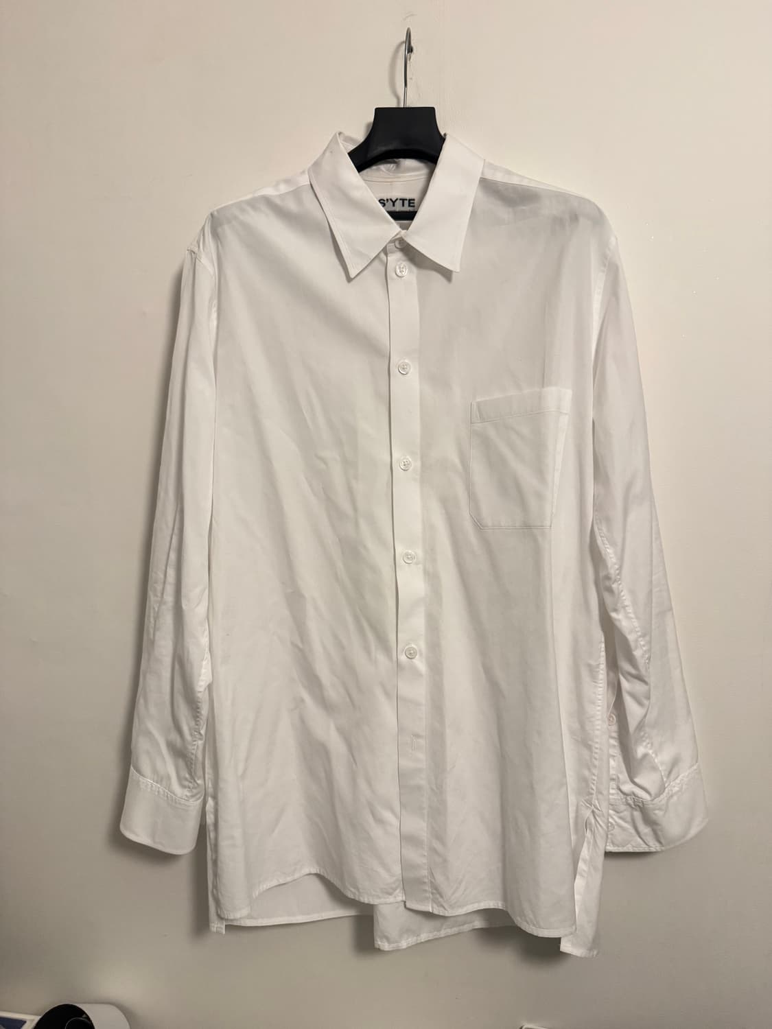요지야마모토 S'YTE 셔츠 (화이트/3사이즈) 상품이미지1