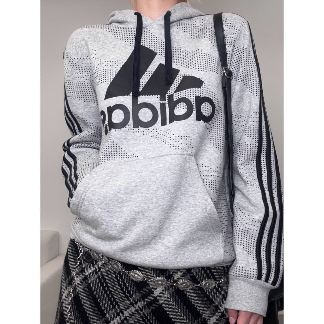 빈티지 아디다스 그레이 후드티 상품이미지1