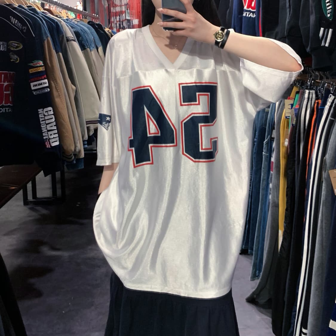 [IM] NFL 잉글랜드 패트리어츠 BRUSCHI no.54 화이트 져지 상품이미지1