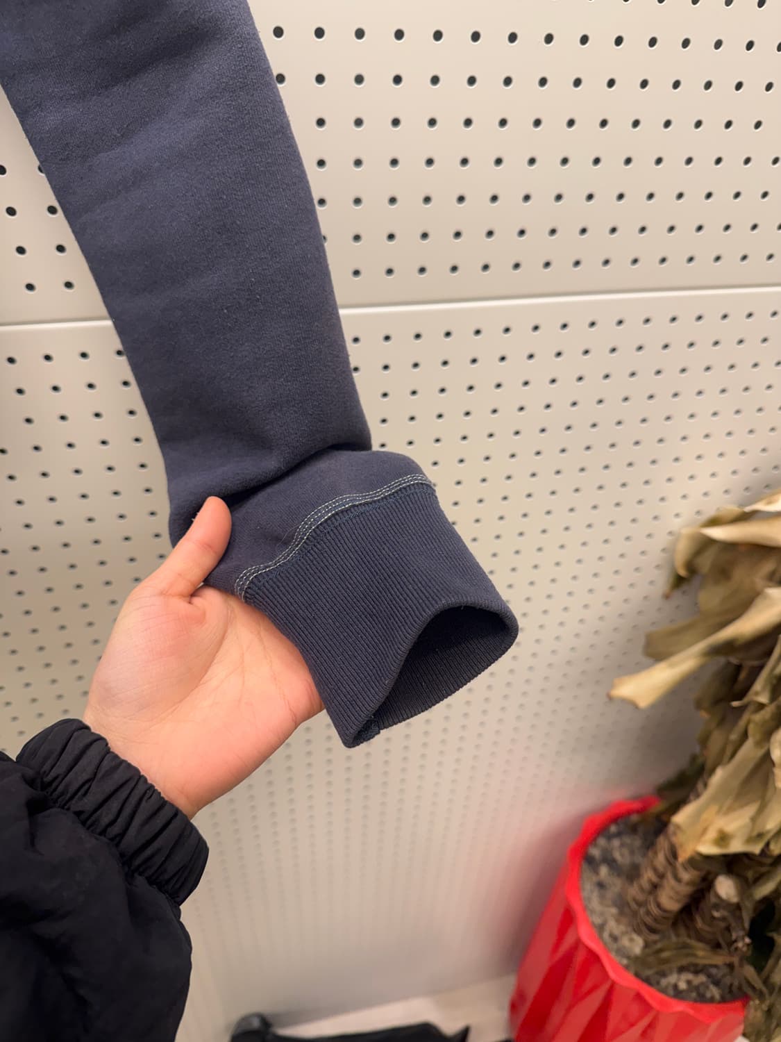 아베크롬비 로고 집업 후드 네이비 U457 상품이미지4