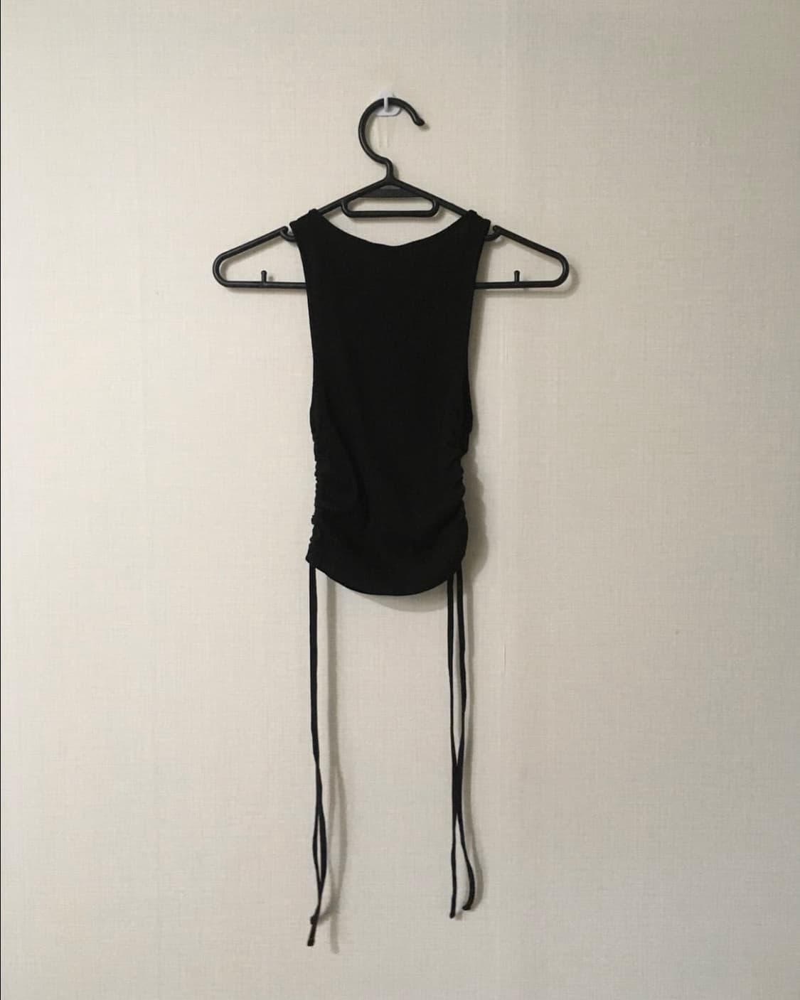 shirring point black sleeveless 상품이미지4
