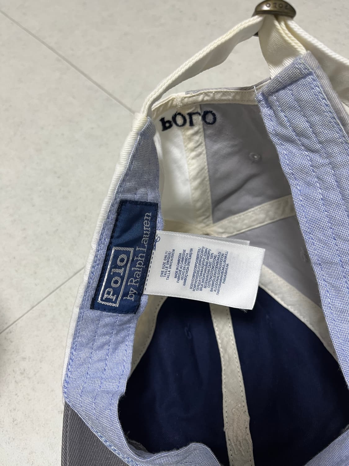 폴로 랄프로렌 x 빔즈 볼캡 상품이미지4