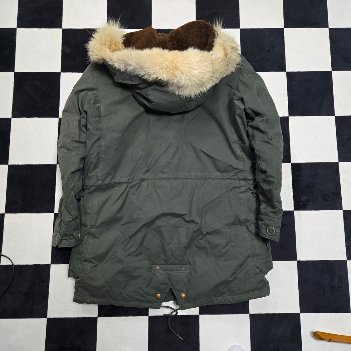 M 폴로랄프로렌 N3B 오리털 다운 파카 봄버 그린 상품이미지4