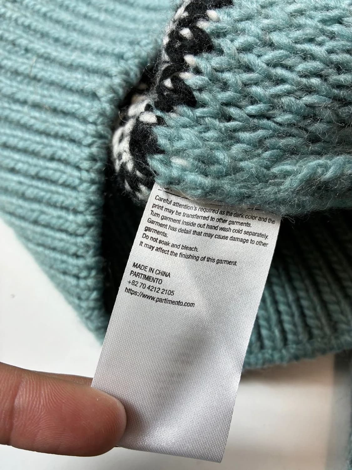 파르티멘토 22FW 코위찬 니트 집업 가디건 PN8107 상품이미지8