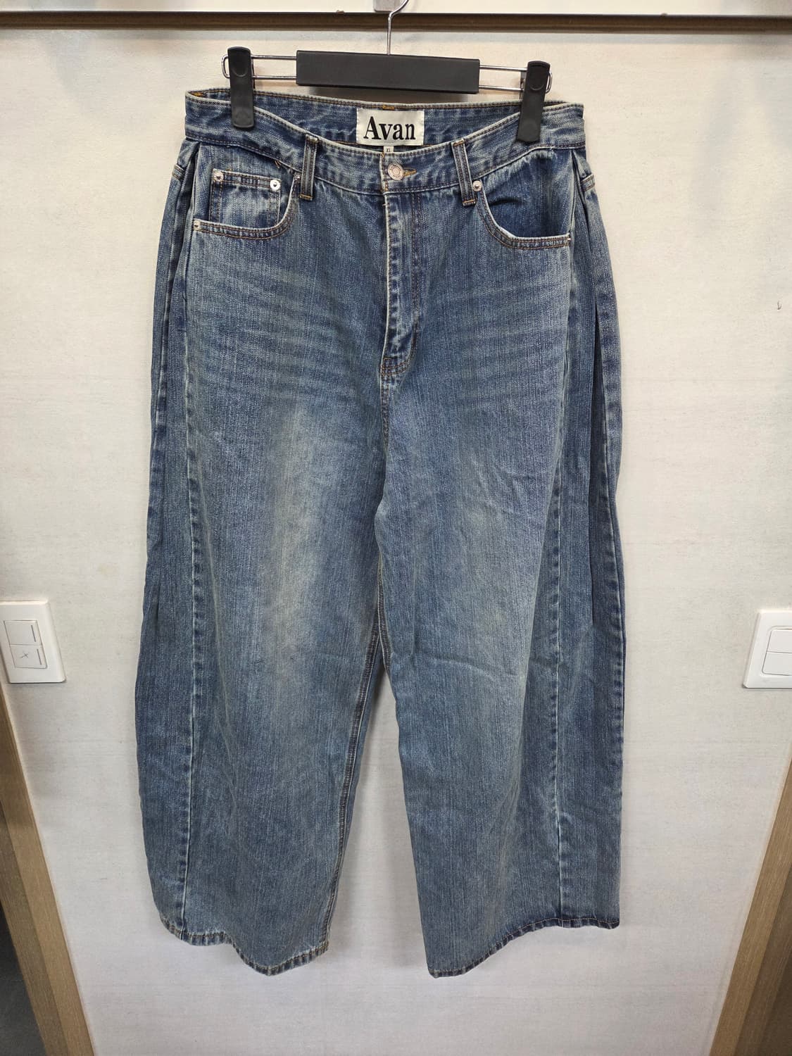 어반드레스 여성 슈퍼 와이드 벌룬핏 데님팬츠 xl 상품이미지1