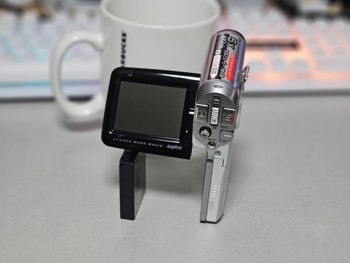 산요 작티 c5 핸디캠 빈티지 디카 캠코더 상품이미지4