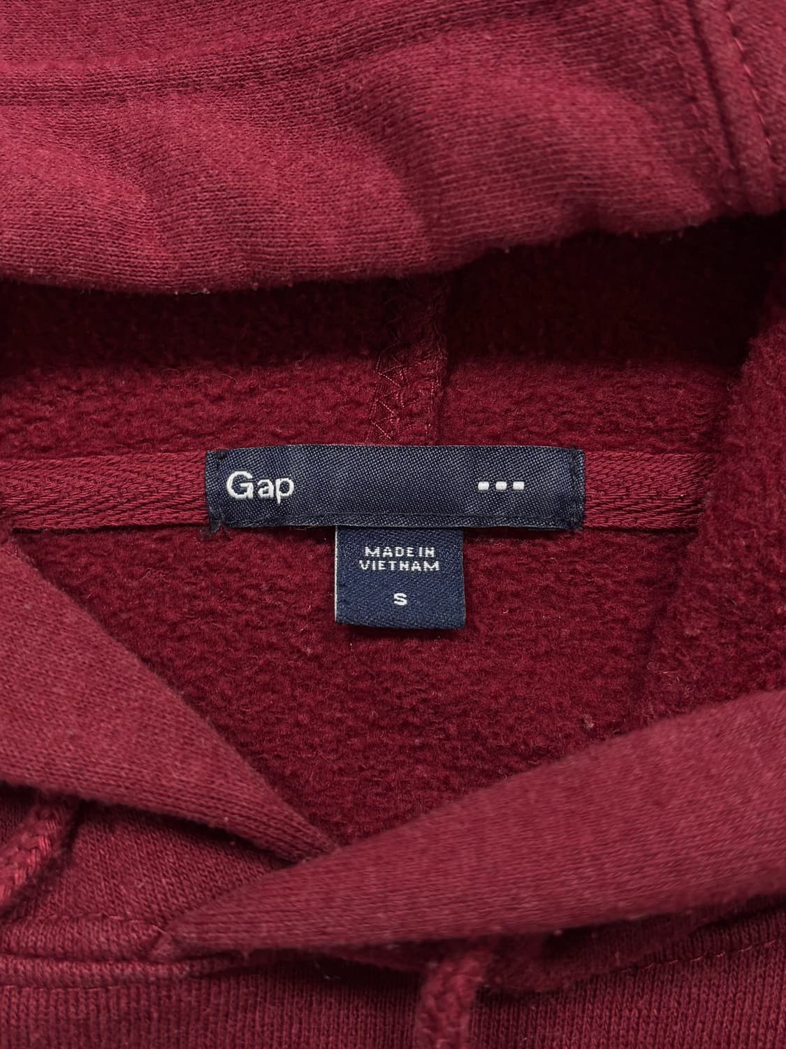 갭 버건디 후드티 상품이미지5
