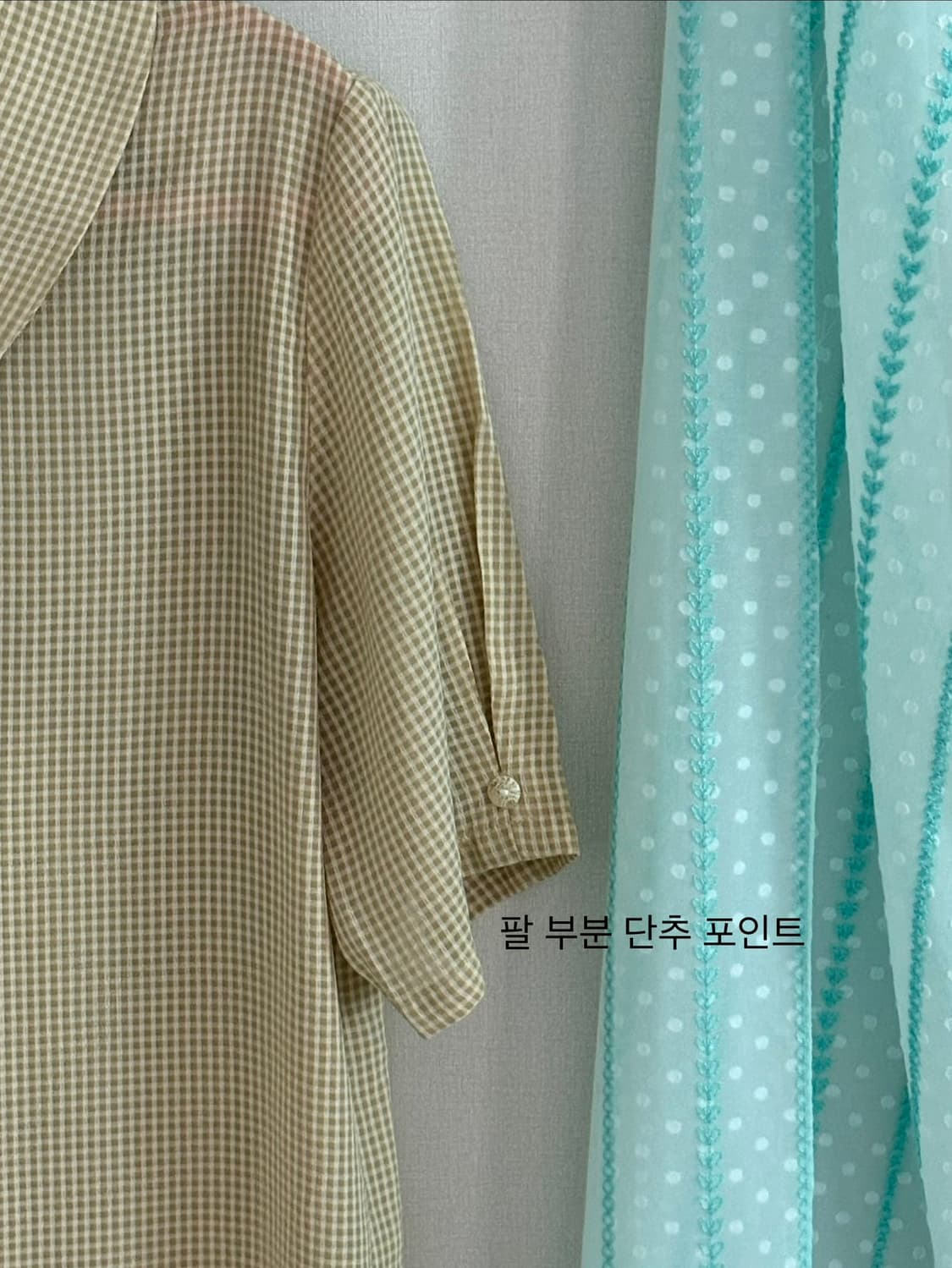 옐로우 시스루 재킷 상품이미지3
