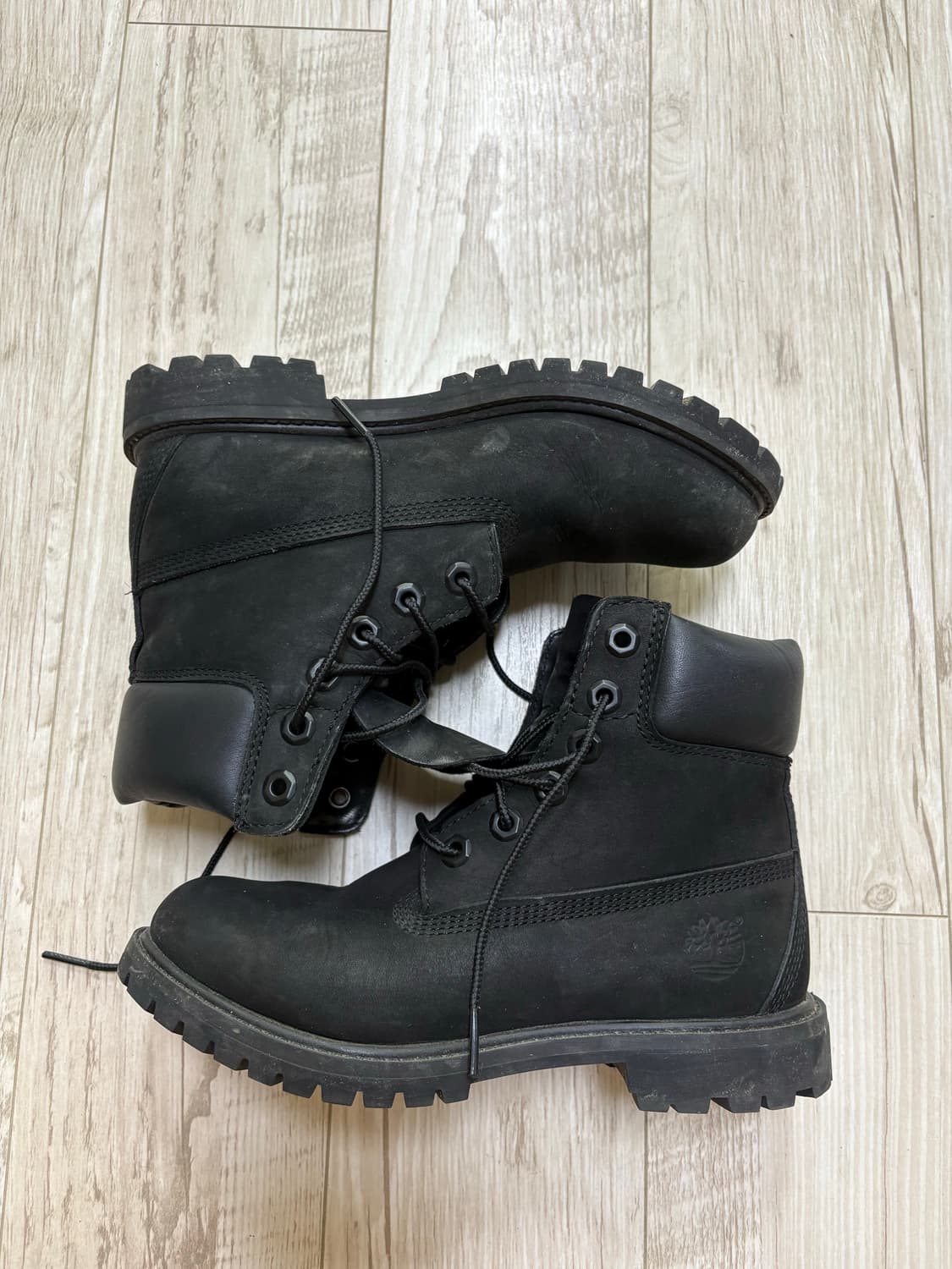 팀버랜드 프리미엄 6인치 워커 부츠 블랙 230 상품이미지2