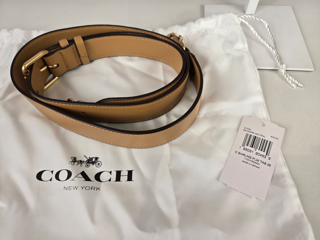 COACH 코치 시어링 필로우 태비 18 웜 뉴트럴 백 가방 정품 양털 상품이미지7