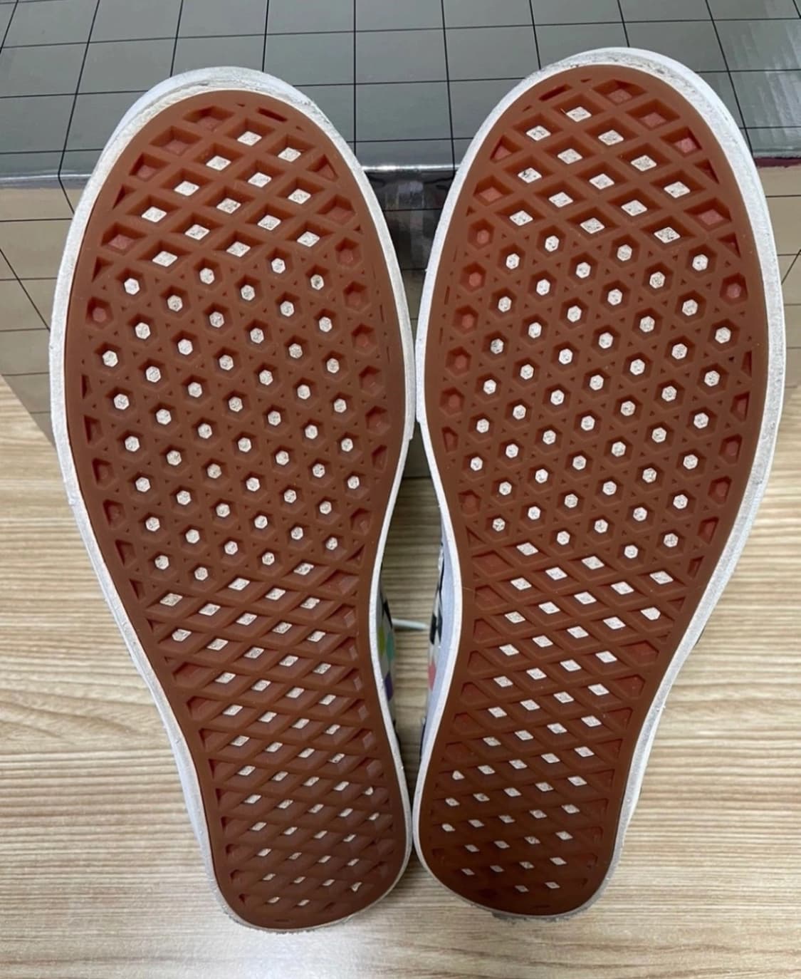 VANS X MOMA 반스 모마 컴피쿠시 에라 멀티체크 운동화 265cm 상품이미지4