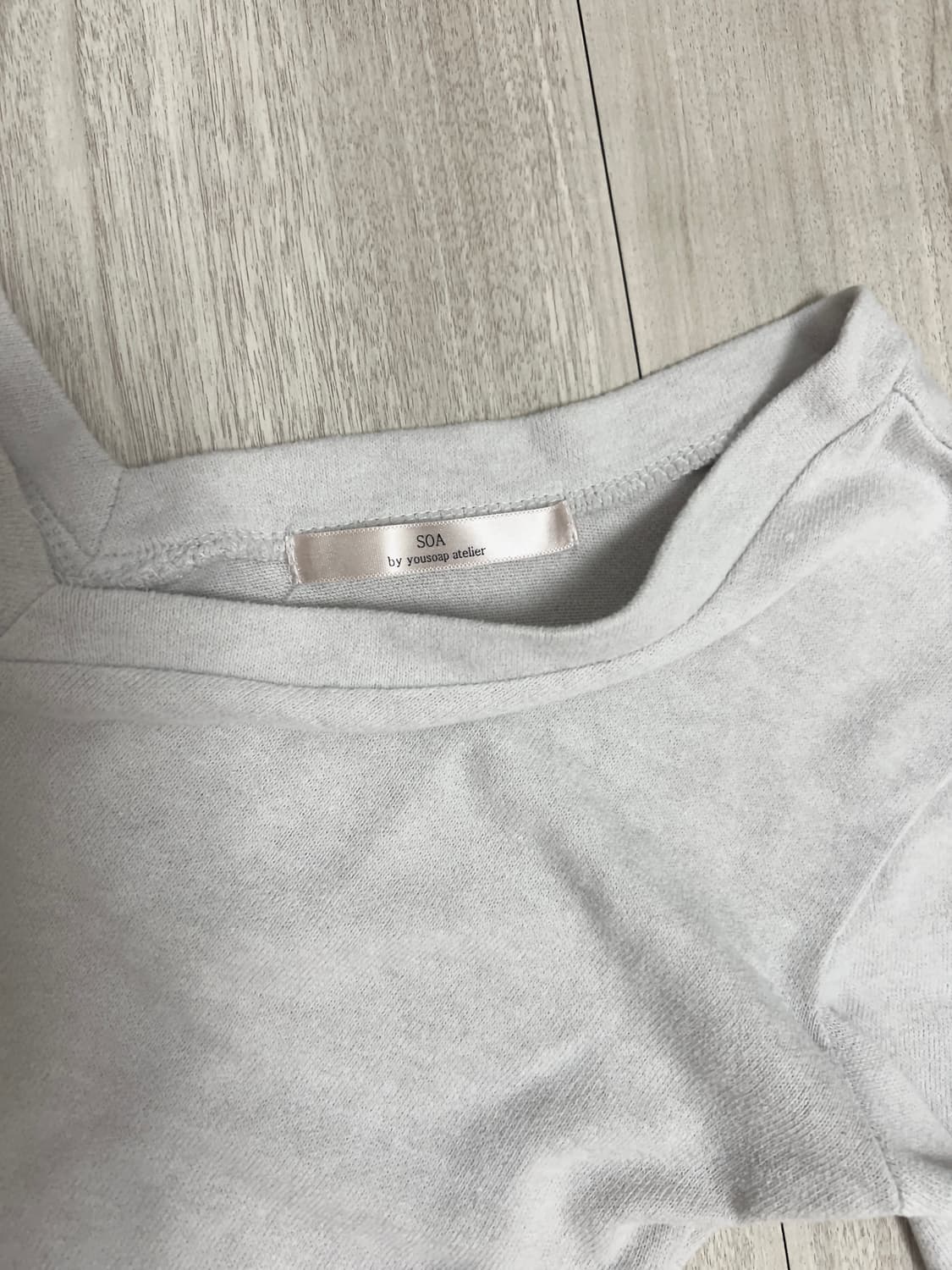 유솝 yousoap 르벨라 티셔츠 그레이 상품이미지2