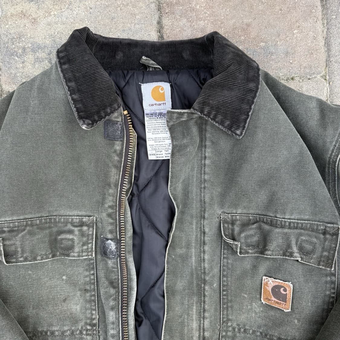 칼하트 C28 디트로이트 자켓 모스 그린 상품이미지2