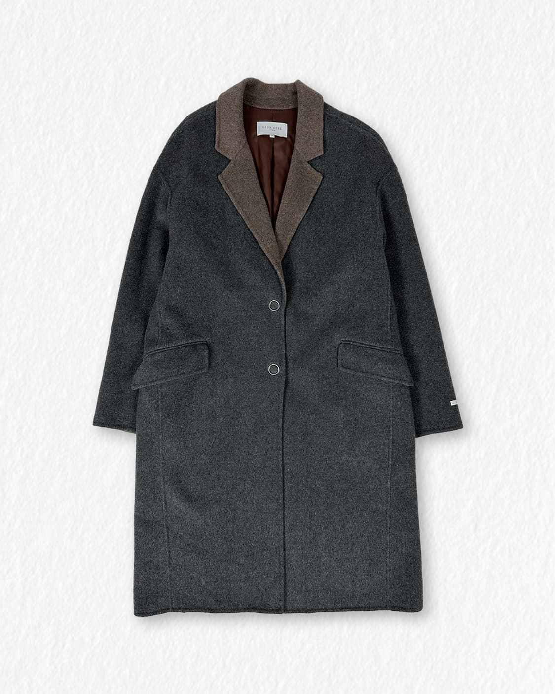 브에뜨르 핸드메이드 울 싱글 코트 상품이미지1