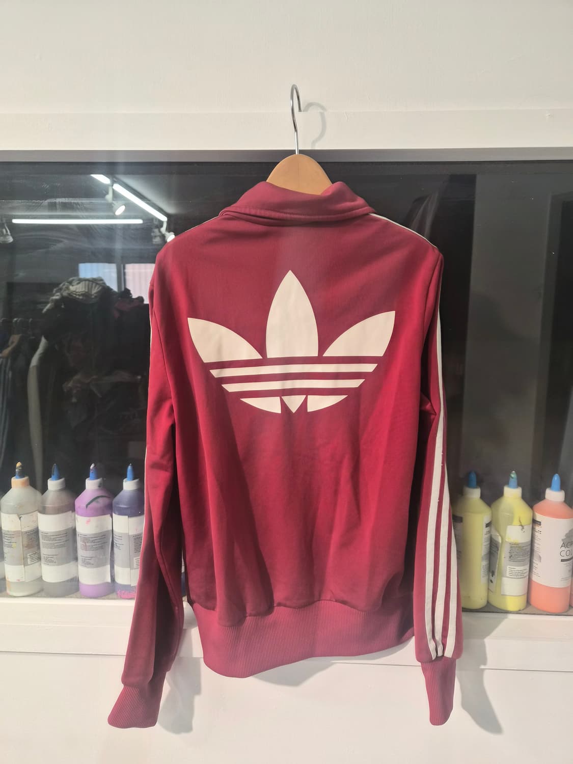 우먼 100) 아디다스 파이어버드 버건디 팝니다 상품이미지2