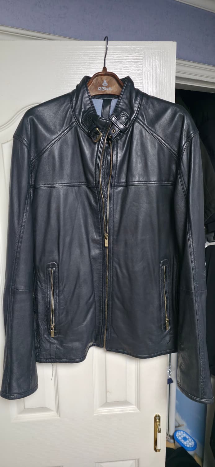 Massimo Dutti 리얼 가죽 자켓 M(100) 마시모두띠 상품이미지1