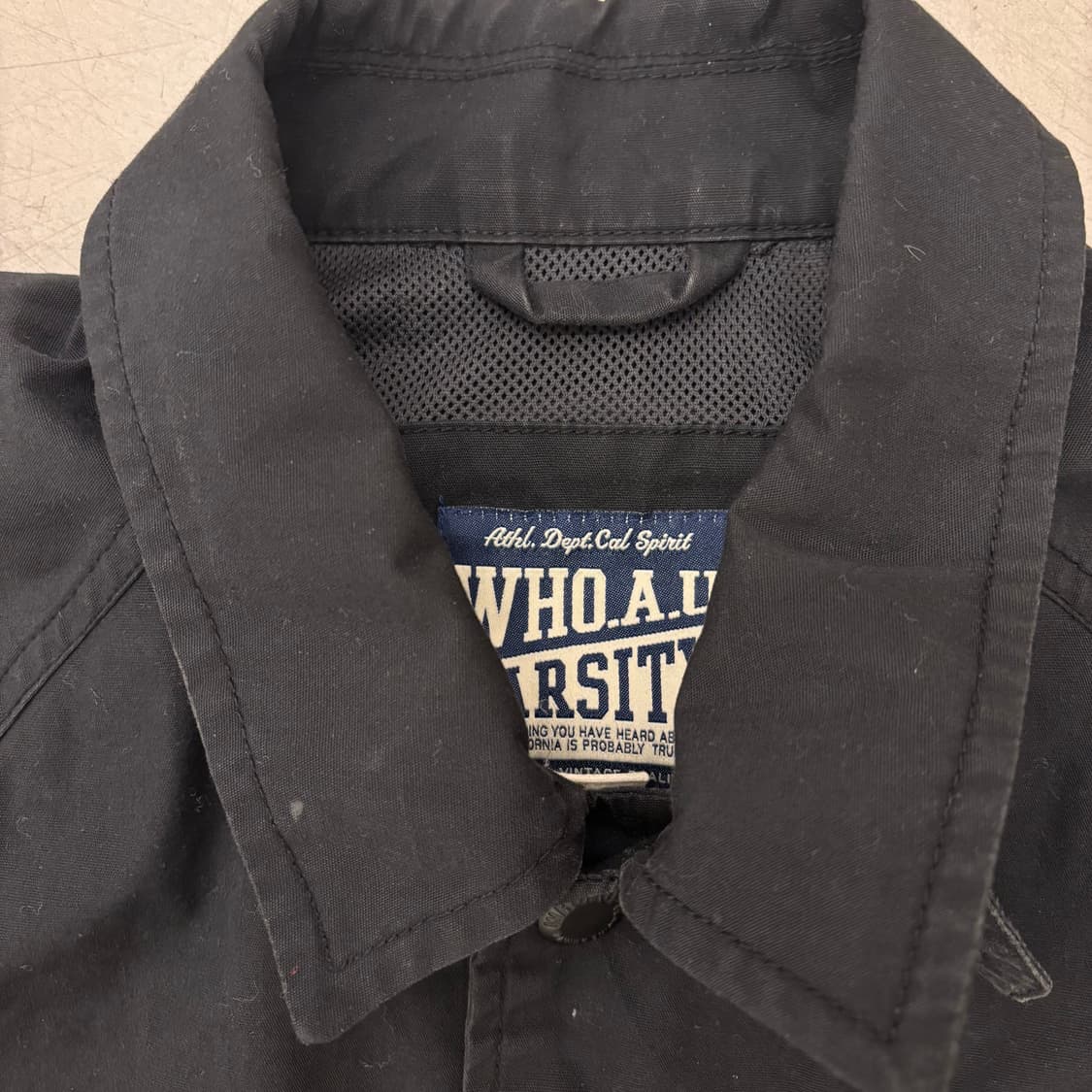 후아유 빅로고 코치 자켓 상품이미지4