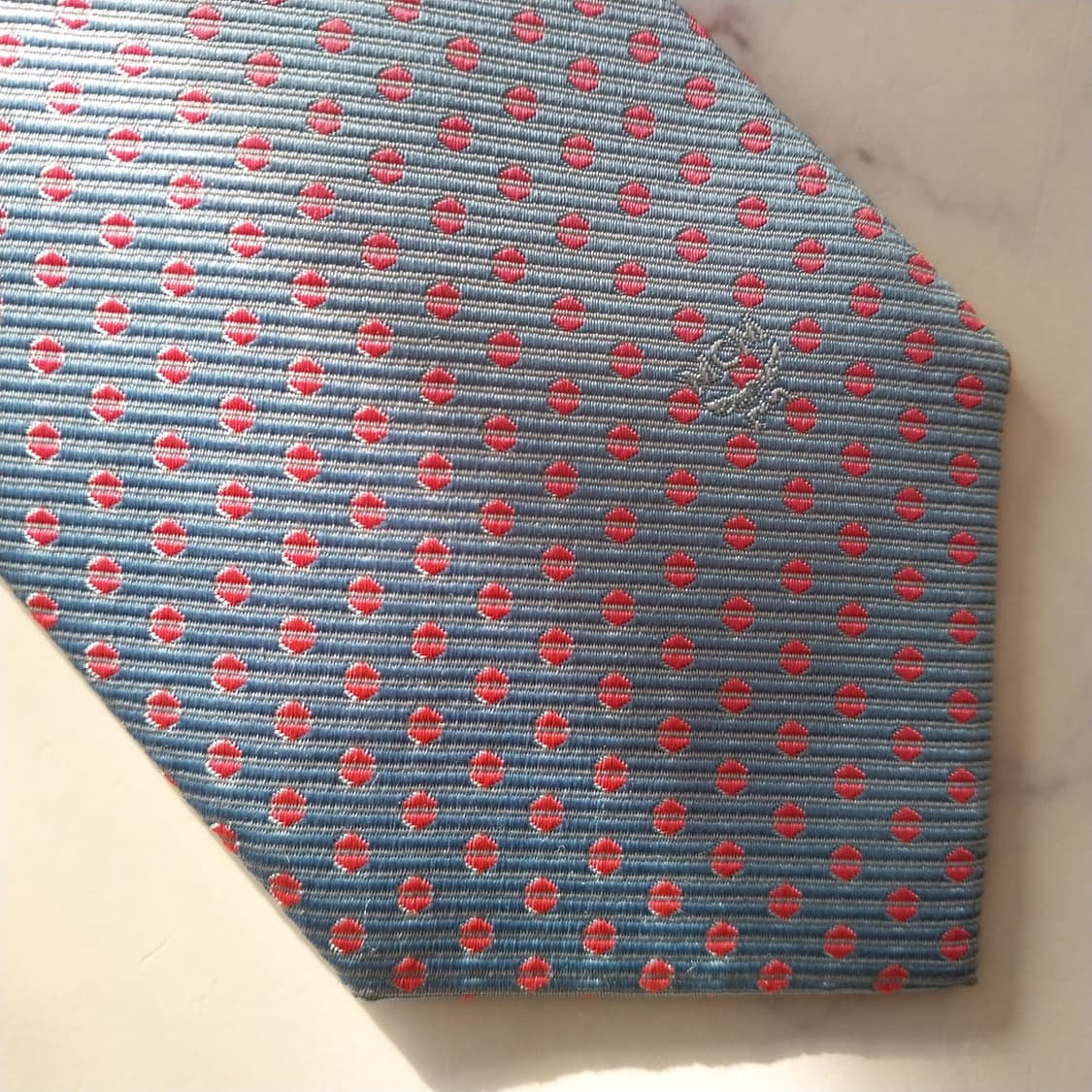 MCM 실크 도트&로고 자카드 넥타이 8.5cm A+등급 K1528
 상품이미지9