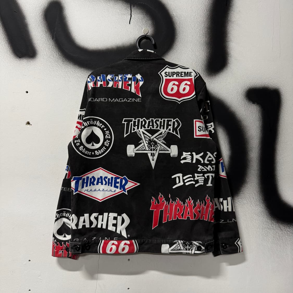 슈프림 x 트레셔 SS15 워크 집업 트러커 자켓 상품이미지4