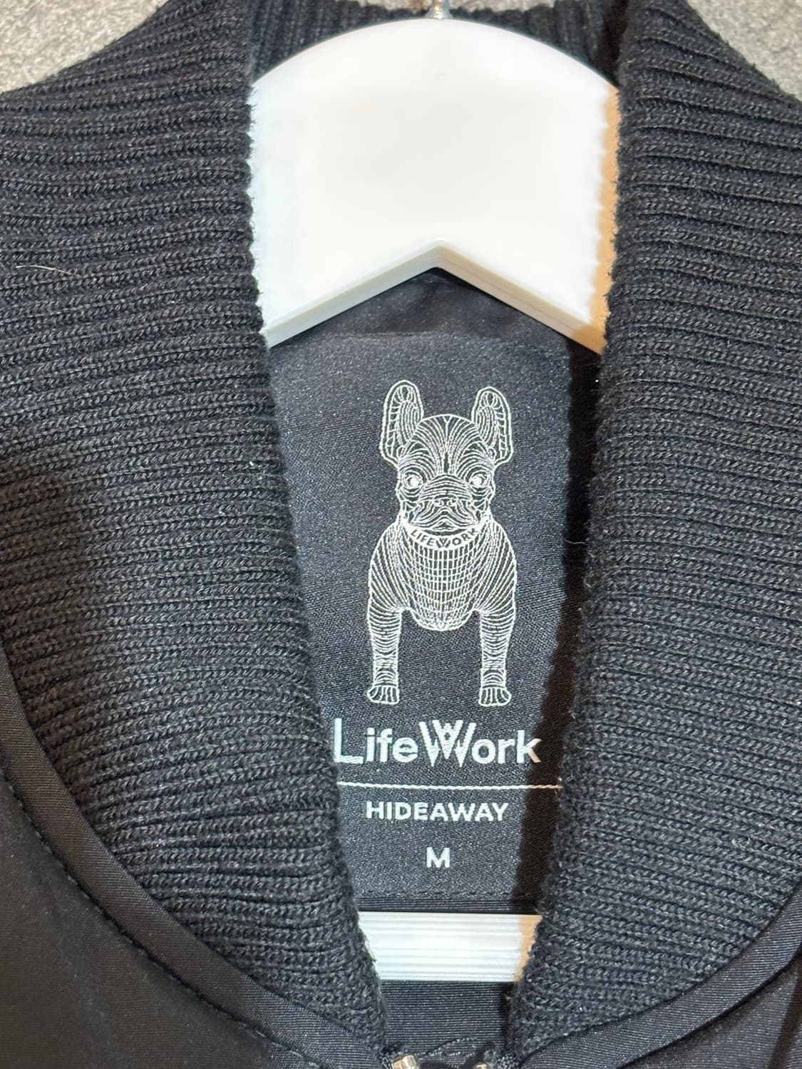 라이프워크 봄버 항공점퍼 블랙 95사이즈 상품이미지5