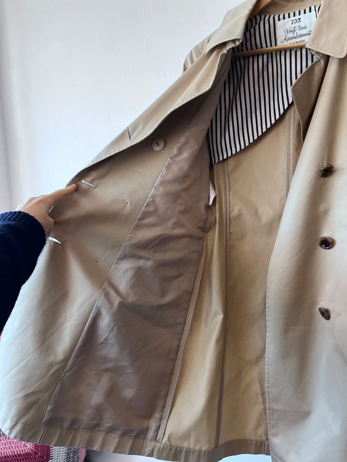 23구 여성 트렌치코트 38사이즈 상품이미지5