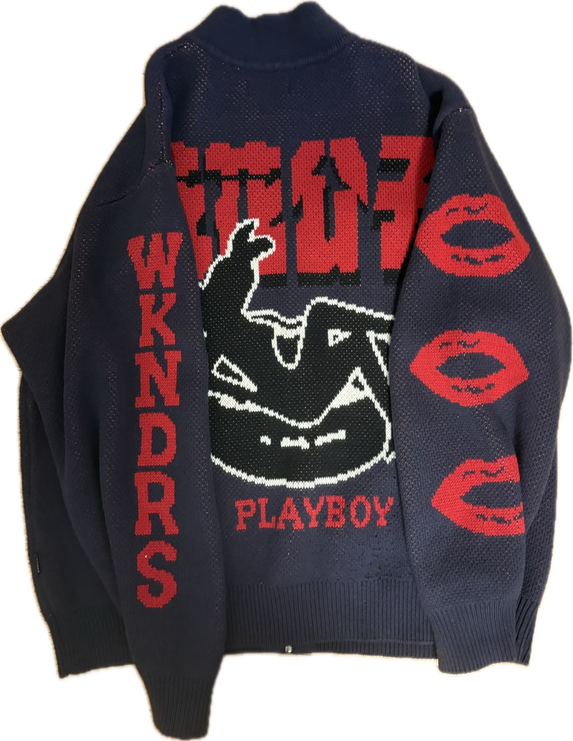 위켄더스 X 플레이보이 니트 집업 상품이미지2