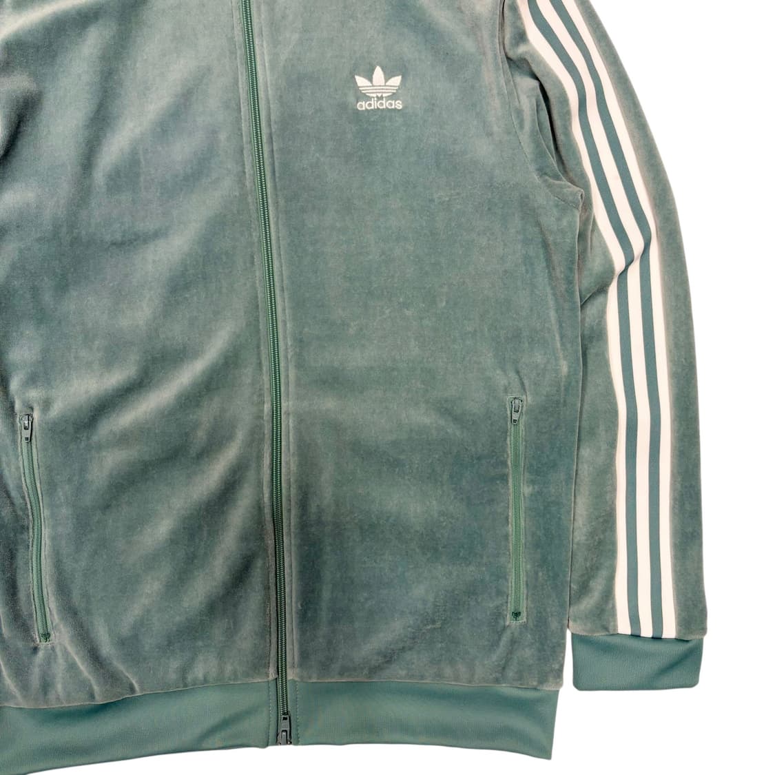 아디다스 민트 코지 벨루어 트랙탑 져지 XL 상품이미지3