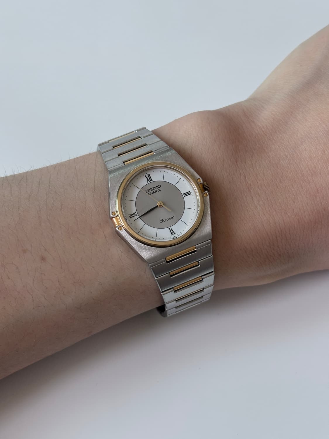 세이코 1980년대 Chronos 콤비 쿼츠 남성 상품이미지9