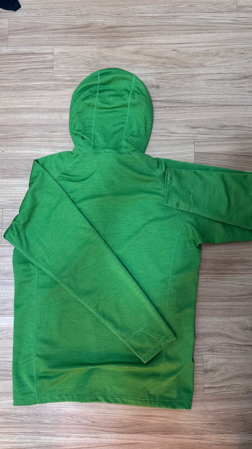 몽벨 CLIMAGRID 후드 자켓 그린 M 상품이미지2