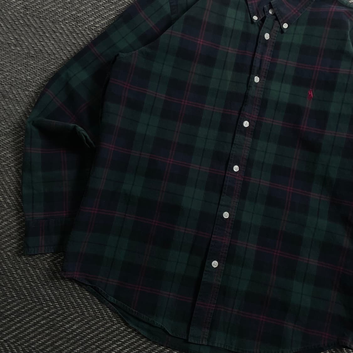 폴로 랄프로렌 체크 블럭 박시핏 셔츠o 4182 상품이미지3