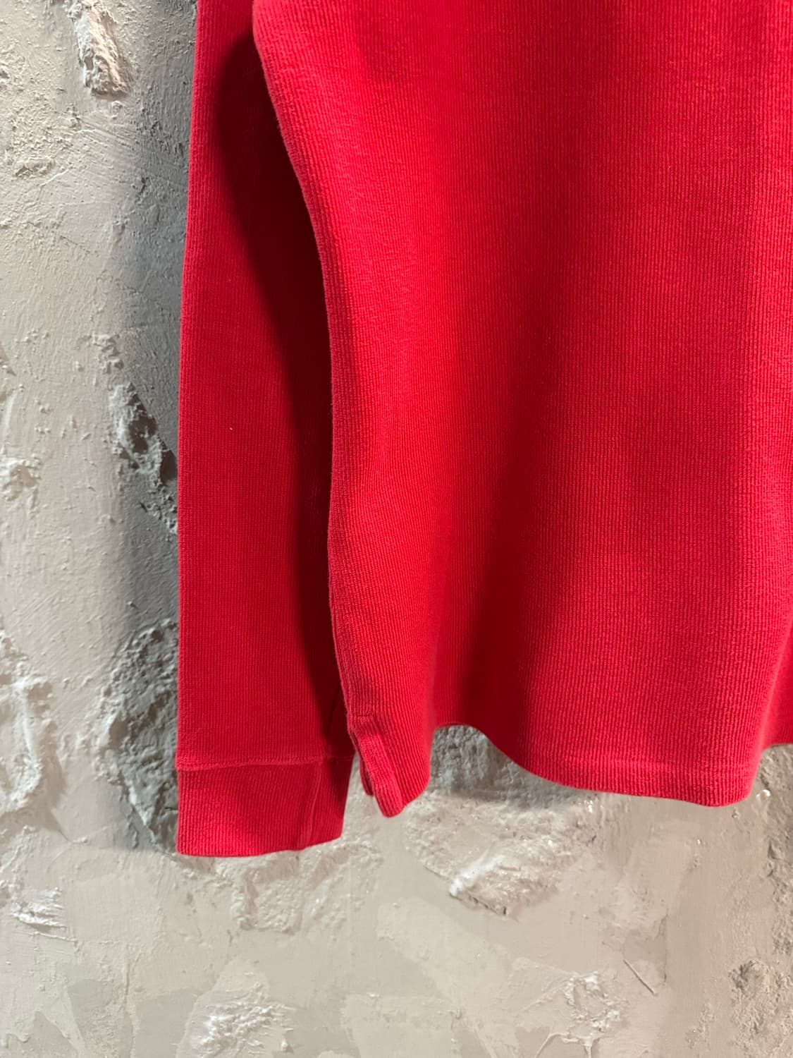 폴로 랄프로렌 POLO 하프집업 코튼 니트 레드 상품이미지2