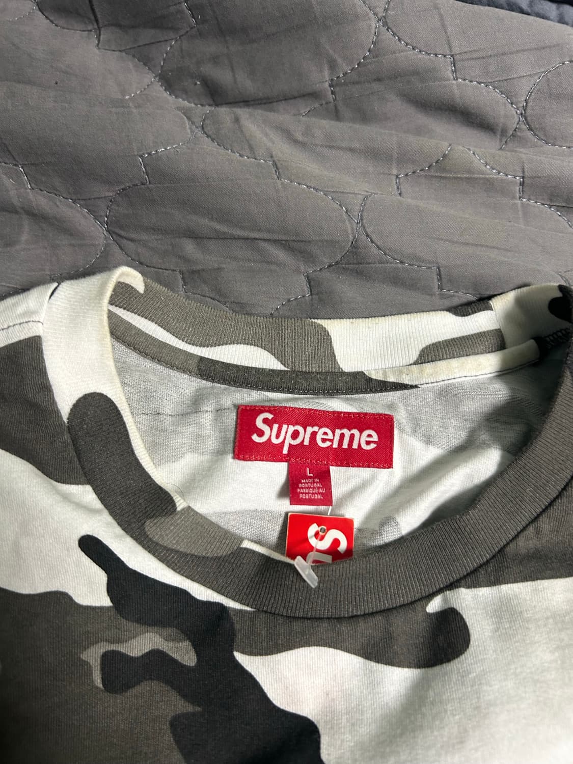 슈프림 스몰 박스 롱슬리브 스노우 카모 L 상품이미지5